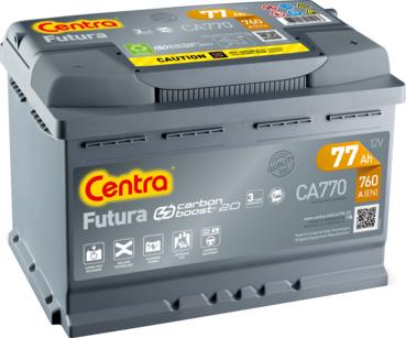 CENTRA CA770 - Стартерная аккумуляторная батарея, АКБ www.avaruosad.ee