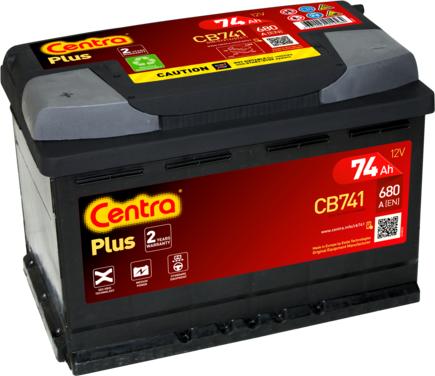 CENTRA CB741 - Starter Battery www.avaruosad.ee