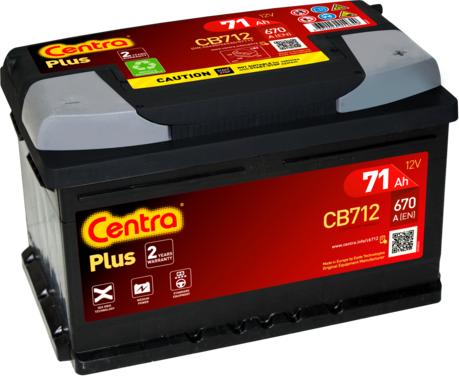 CENTRA CB712 - Starter Battery www.avaruosad.ee