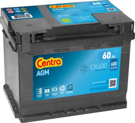 CENTRA CK600 - Starter Battery www.avaruosad.ee
