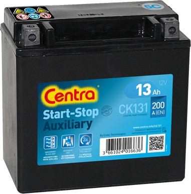 CENTRA CK131 - Starter Battery www.avaruosad.ee