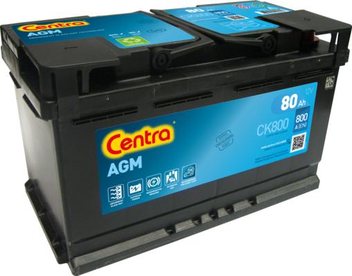 CENTRA CK800 - Стартерная аккумуляторная батарея, АКБ www.avaruosad.ee