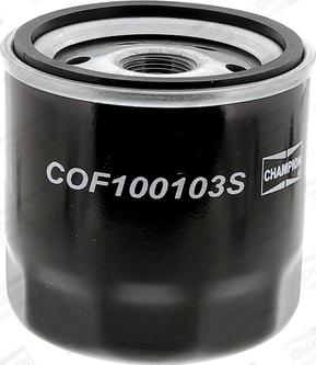 Champion COF100103S - Oil Filter www.avaruosad.ee