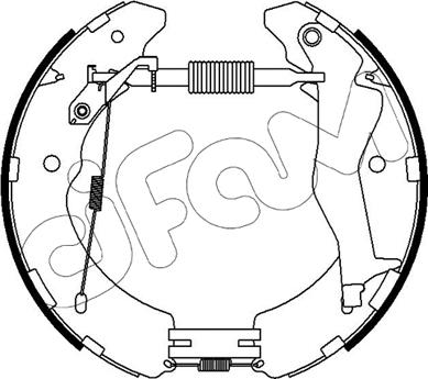 Cifam 151-527 - Brake Set, drum brakes www.avaruosad.ee