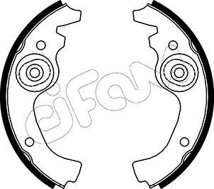 Cifam 153-055 - Brake Set, drum brakes www.avaruosad.ee