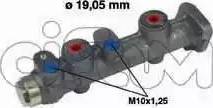 Cifam 202-065 - Brake Master Cylinder www.avaruosad.ee