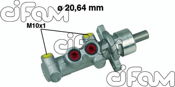 Cifam 202-396 - Brake Master Cylinder www.avaruosad.ee