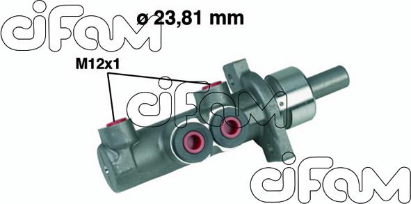 Cifam 202-280 - Brake Master Cylinder www.avaruosad.ee