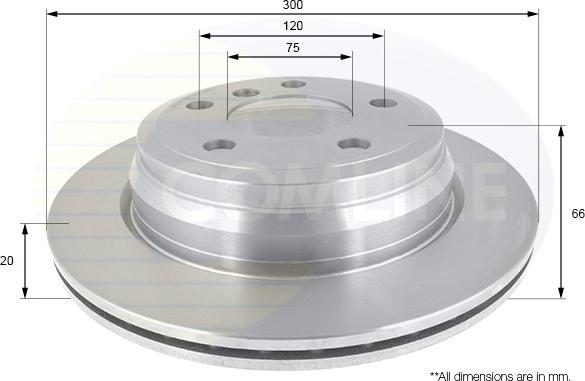 Comline ADC1776V - Disque de frein www.avaruosad.ee