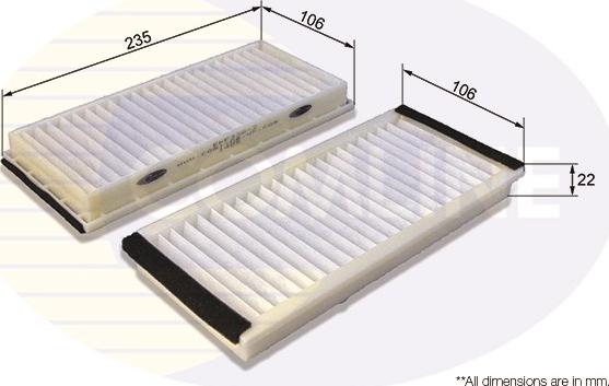 Comline EKF338-2 - Filter, interior air www.avaruosad.ee