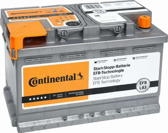 Continental 2800012004280 - Starter Battery www.avaruosad.ee