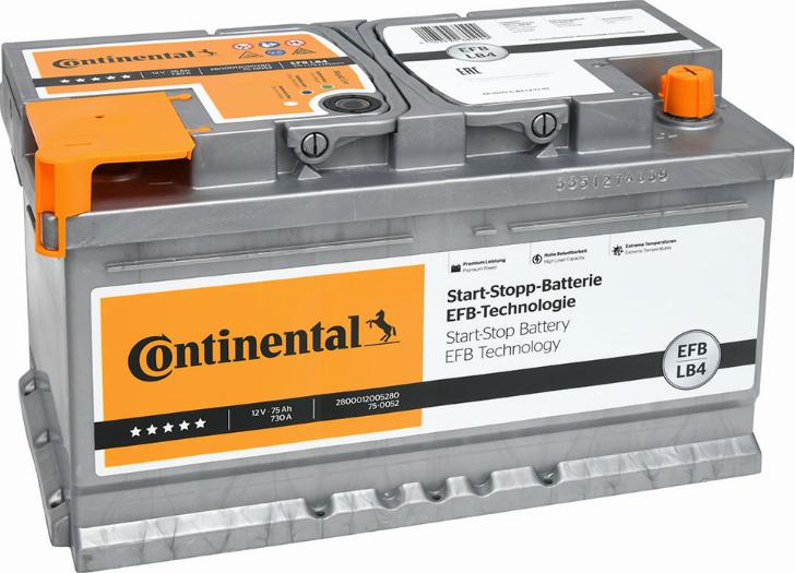 CONTINENTAL 2800012005280 - Starterio akumuliatorius www.avaruosad.ee