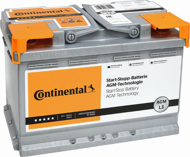 Continental 2800012006280 - Starter Battery www.avaruosad.ee
