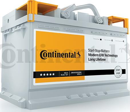 Continental 2800012000280 - Starter Battery www.avaruosad.ee