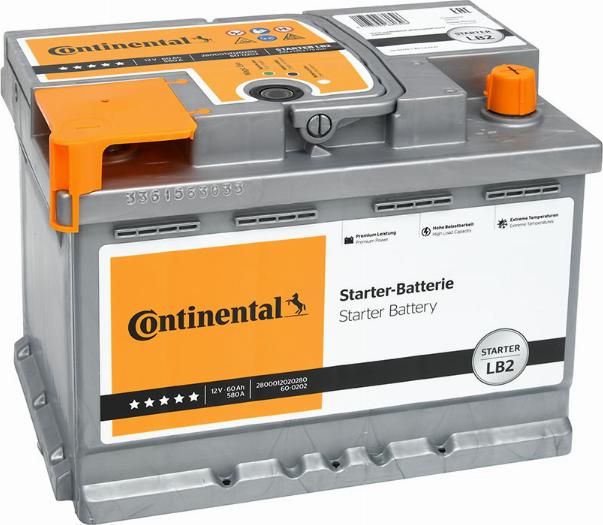 Continental 2800012020280 - Starter Battery www.avaruosad.ee