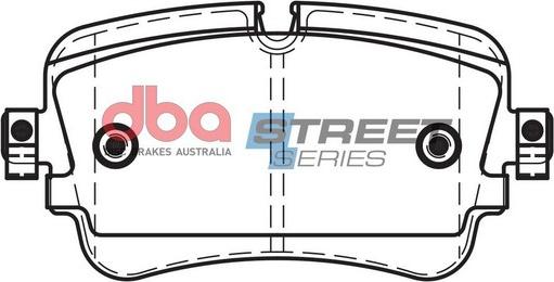 DBA Australia DB15031XP - Raceing-piduriklotsi komplekt www.avaruosad.ee
