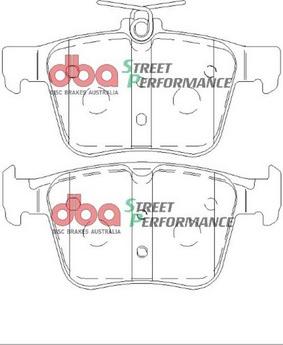 DBA Australia DB2415SP - High Performance Brake Pad Set www.avaruosad.ee