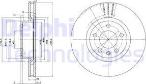 Delphi BG2742 - Тормозной диск www.avaruosad.ee