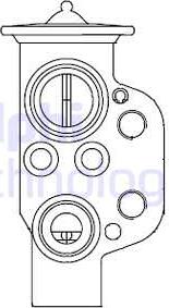 Delphi CB1004V - Расширительный клапан, кондиционер www.avaruosad.ee