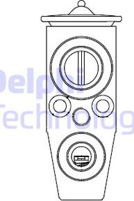 Delphi CB1008V - Expansion Valve, air conditioning www.avaruosad.ee