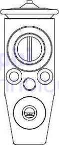 Delphi CB1011V - Expansion Valve, air conditioning www.avaruosad.ee