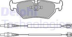 Delphi LP910 - Brake Pad Set, disc brake www.avaruosad.ee