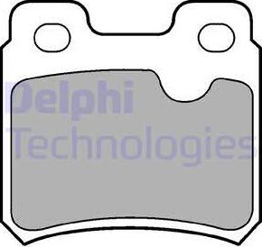 Delphi LP586 - Brake Pad Set, disc brake www.avaruosad.ee
