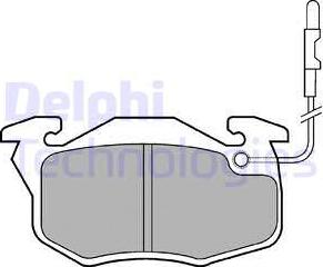 Delphi LP696 - Brake Pad Set, disc brake www.avaruosad.ee
