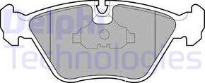 Delphi LP602 - Brake Pad Set, disc brake www.avaruosad.ee