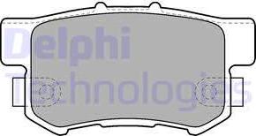 Delphi LP1507 - Brake Pad Set, disc brake www.avaruosad.ee