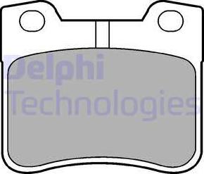 Delphi LP1051 - Brake Pad Set, disc brake www.avaruosad.ee