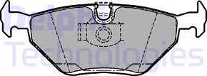 Delphi LP1107 - Brake Pad Set, disc brake www.avaruosad.ee