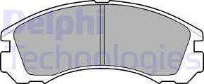 Delphi LP871 - Brake Pad Set, disc brake www.avaruosad.ee
