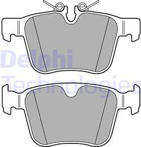 Delphi LP3167 - Тормозные колодки, дисковые www.avaruosad.ee