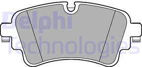 Delphi LP3240 - Brake Pad Set, disc brake www.avaruosad.ee