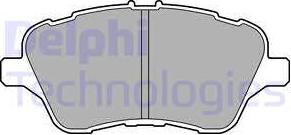 Delphi LP2474 - Brake Pad Set, disc brake www.avaruosad.ee