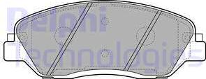 Delphi LP2048 - Brake Pad Set, disc brake www.avaruosad.ee