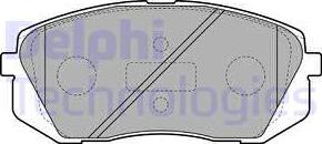 Delphi LP2050 - Brake Pad Set, disc brake www.avaruosad.ee