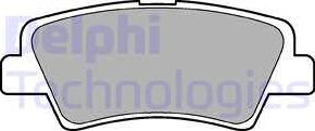 Delphi LP2295 - Brake Pad Set, disc brake www.avaruosad.ee