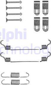Delphi LY1400 - Accessory Kit, parking brake shoes www.avaruosad.ee