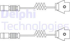 Delphi LZ0111 - Сигнализатор, износ тормозных колодок www.avaruosad.ee