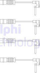 Delphi LZ0120 - Warning Contact, brake pad wear www.avaruosad.ee