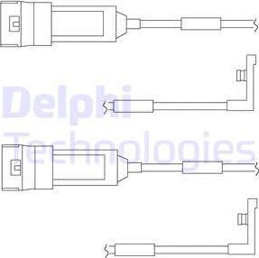 Delphi LZ0123 - Warning Contact, brake pad wear www.avaruosad.ee