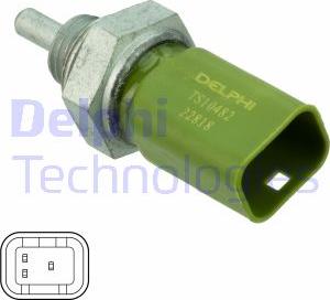 Delphi TS10482 - Sensor, coolant temperature www.avaruosad.ee