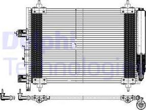 Delphi TSP0225537 - Condenser, air conditioning www.avaruosad.ee