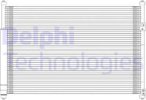 Delphi TSP0225623 - Condenser, air conditioning www.avaruosad.ee