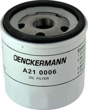 Denckermann A210006 - Eļļas filtrs www.avaruosad.ee