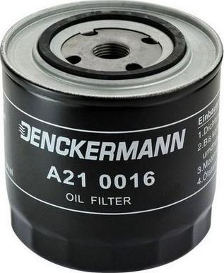 Denckermann A210016 - Oil Filter www.avaruosad.ee