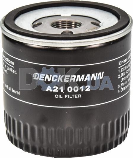 Denckermann A210012-S - Oil Filter www.avaruosad.ee