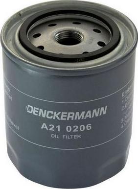 Denckermann A210206 - Oil Filter www.avaruosad.ee